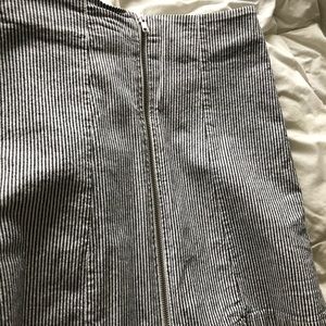 Brandy Melville mini skirt pinstripe